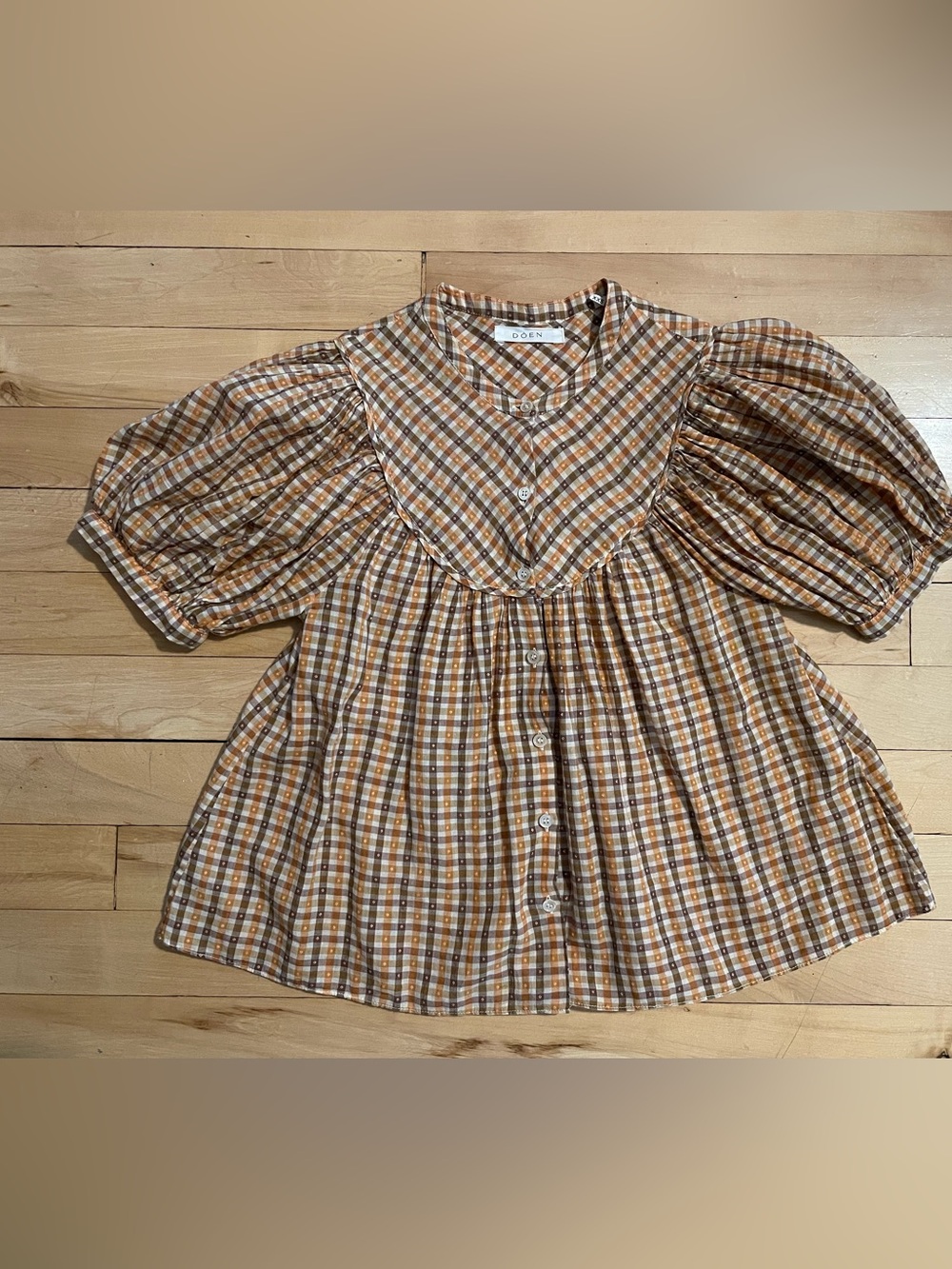 Doen Plaid Top
